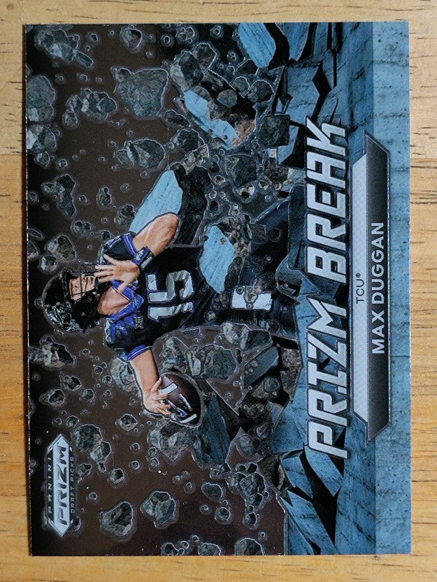 2023 Panini Prizm Draft Picks Prizm Break #20 Max Duggan