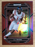 2023 Panini Prizm Draft Picks Prizms Red #134 A.J. Brown/299