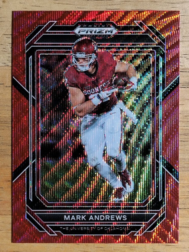 2023 Panini Prizm Draft Picks Prizms Ruby Wave #73 Mark Andrews