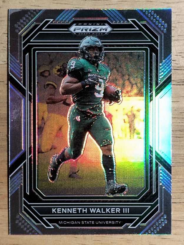 2023 Panini Prizm Draft Picks Prizms Silver #63 Kenneth Walker III