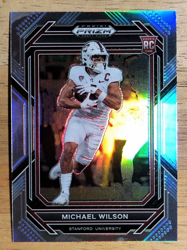 2023 Panini Prizm Draft Picks Prizms Silver #147 Michael Wilson