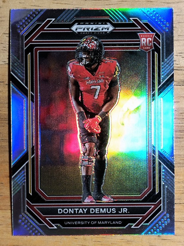 2023 Panini Prizm Draft Picks Prizms Silver #151 Dontay Demus Jr.