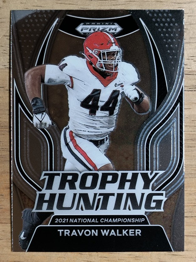 2023 Panini Prizm Draft Picks Trophy Hunting #2 Travon Walker