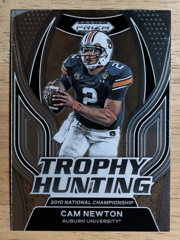 2023 Panini Prizm Draft Picks Trophy Hunting #13 Cam Newton