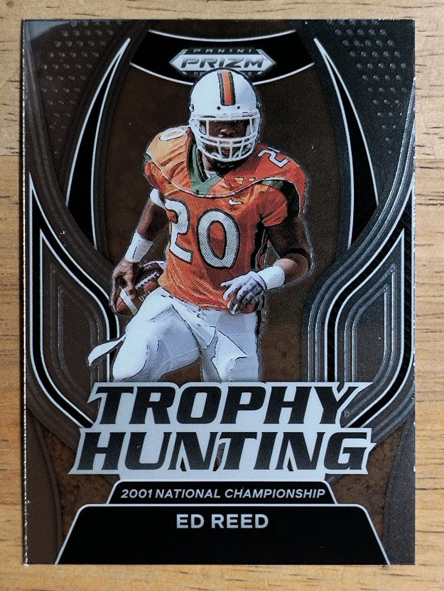 2023 Panini Prizm Draft Picks Trophy Hunting #17 Ed Reed