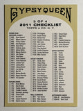 2011 Topps Gypsy Queen Checklists #3 Inserts