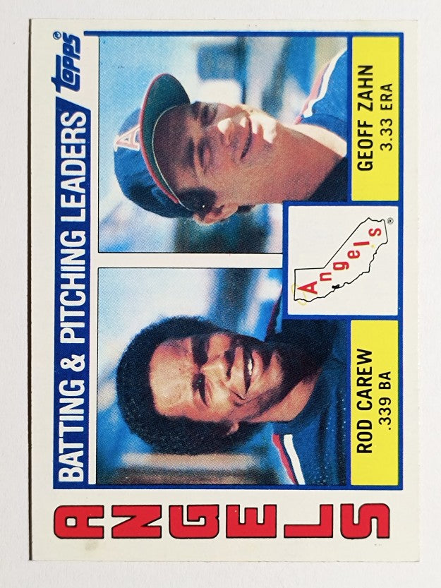 1984 Topps #276 Angels TL/Rod Carew