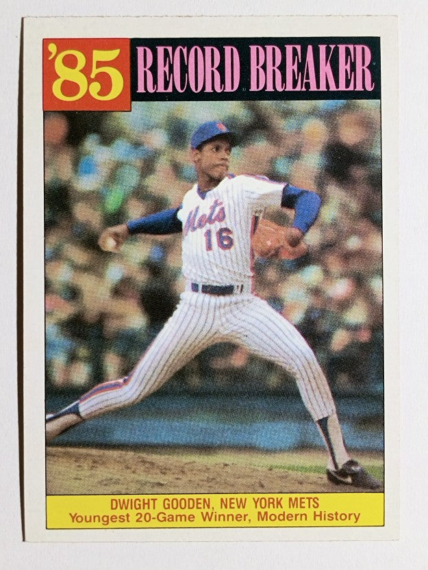 1986 Topps #202 Dwight Gooden RB