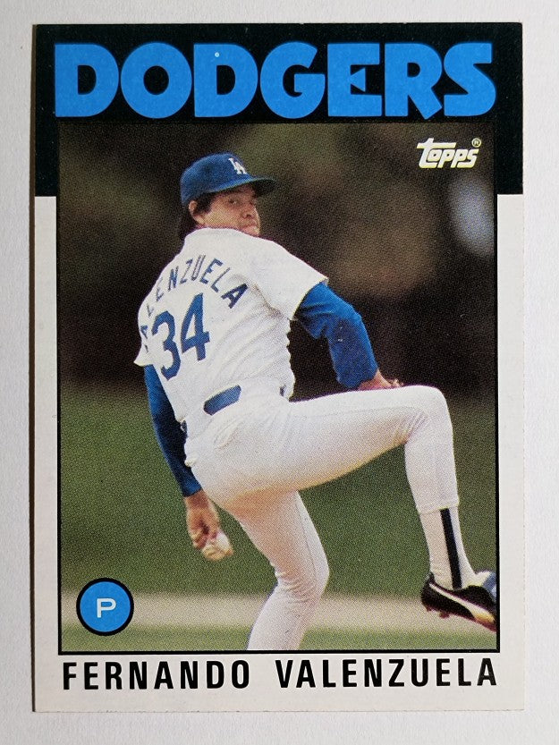 1986 Topps #630 Fernando Valenzuela