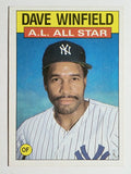 1986 Topps #717 Dave Winfield AS