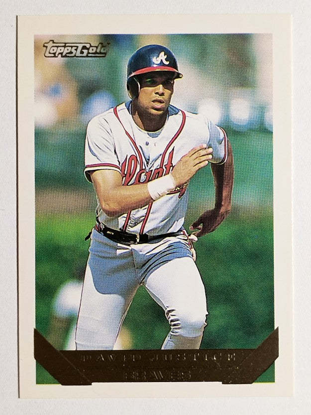 1993 Topps Gold #170 David Justice