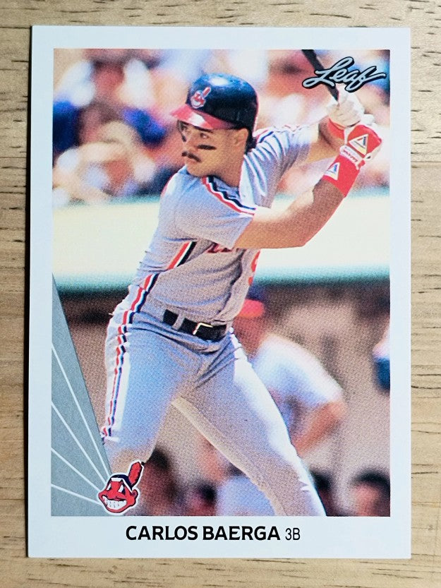 1990 Leaf #443 Carlos Baerga RC