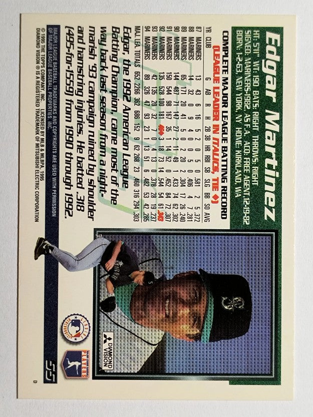 1995 Topps #55 Edgar Martinez