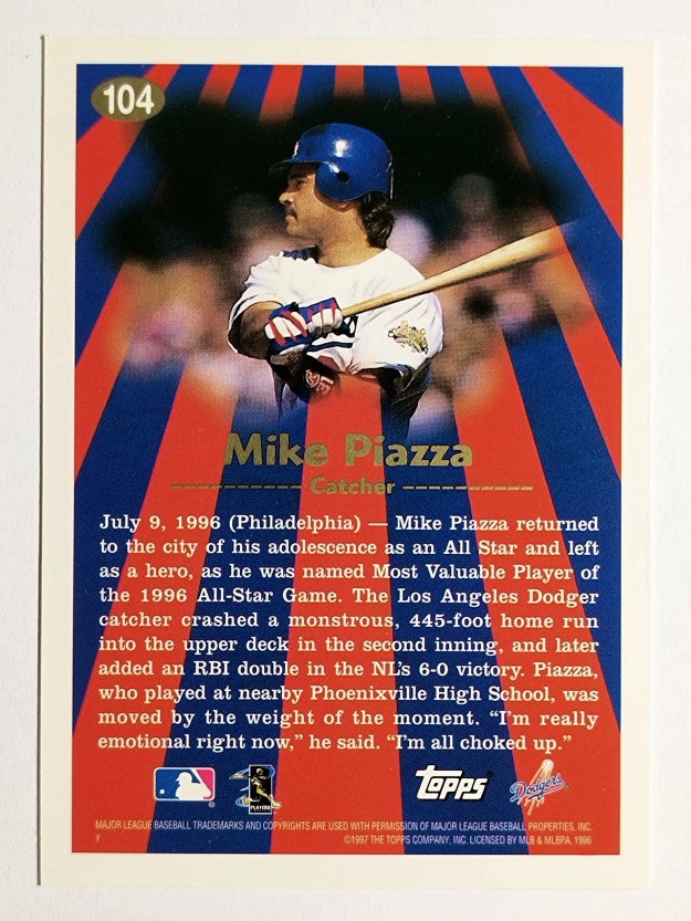 1997 Topps #104 Mike Piazza HL