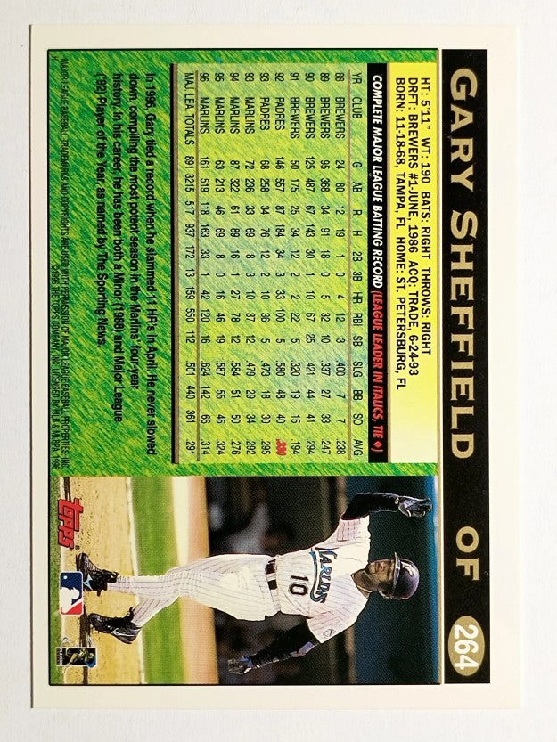1997 Topps #264 Gary Sheffield