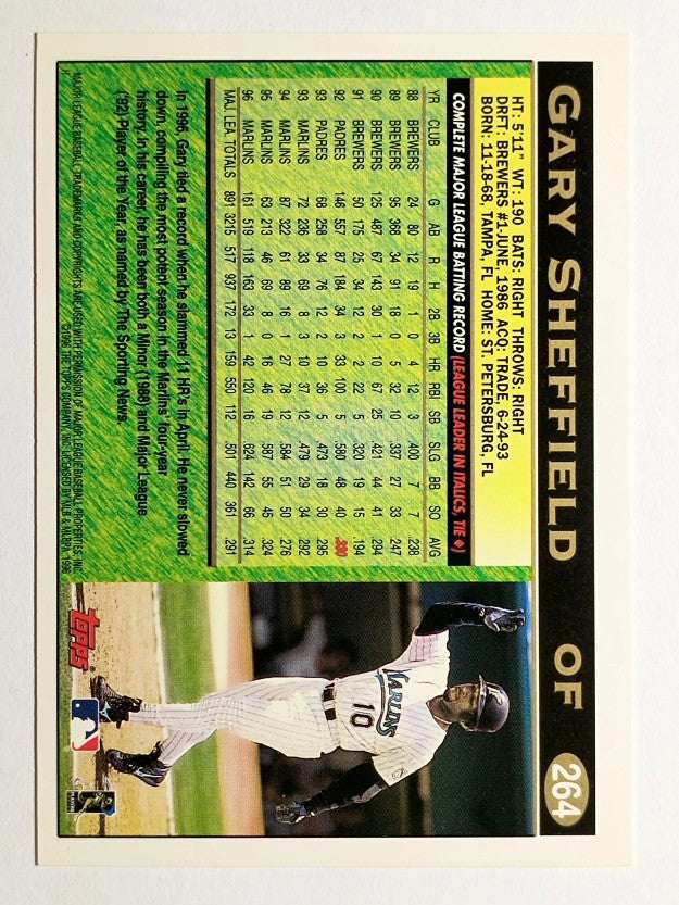 1997 Topps #264 Gary Sheffield