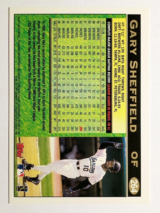 1997 Topps #264 Gary Sheffield