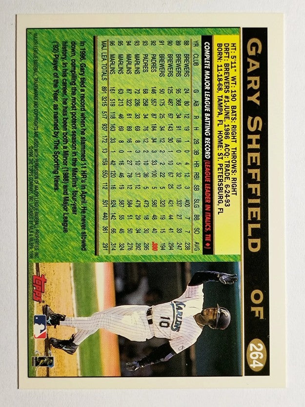 1997 Topps #264 Gary Sheffield