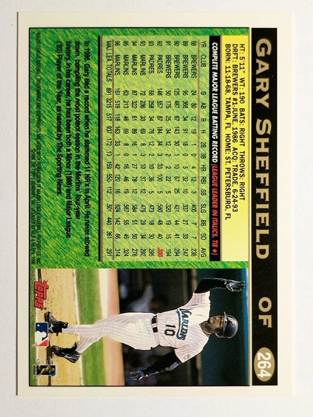 1997 Topps #264 Gary Sheffield