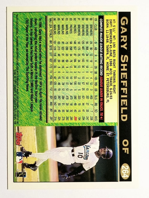 1997 Topps #264 Gary Sheffield