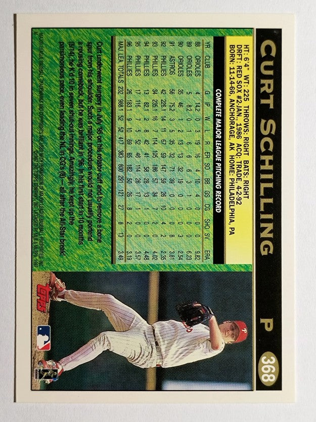 1997 Topps #368 Curt Schilling