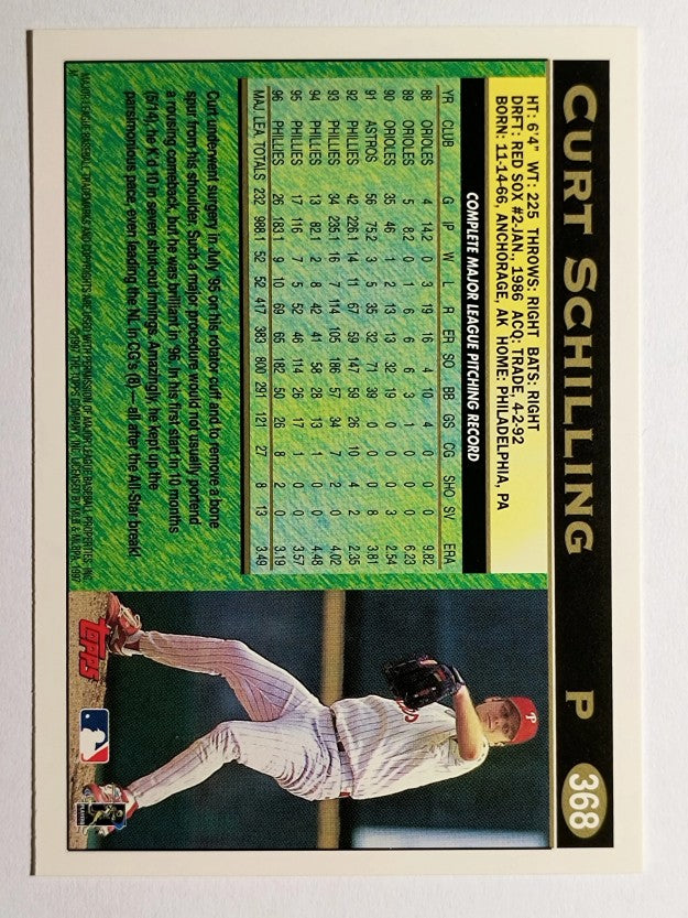 1997 Topps #368 Curt Schilling