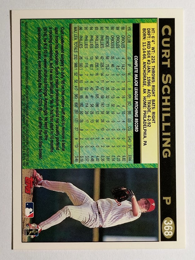 1997 Topps #368 Curt Schilling