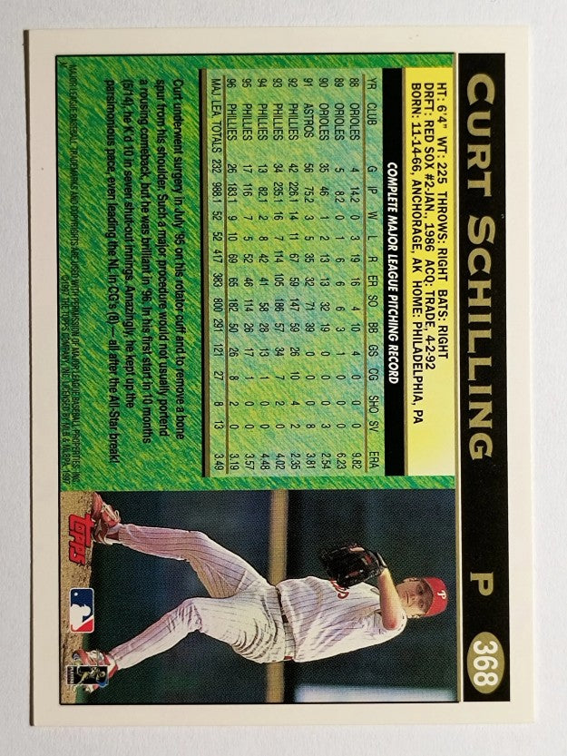 1997 Topps #368 Curt Schilling