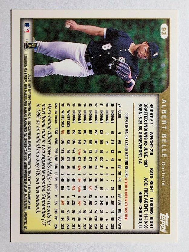 1999 Topps #93 Albert Belle
