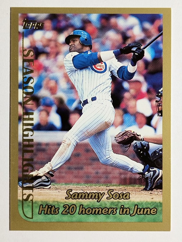 1999 Topps #202 Sammy Sosa HL
