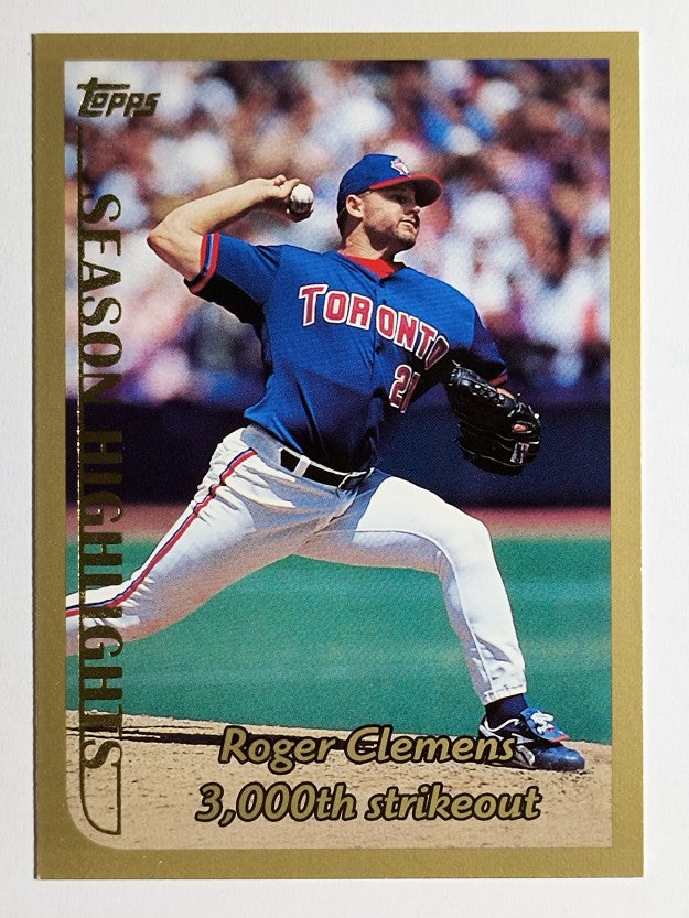 1999 Topps #203 Roger Clemens HL