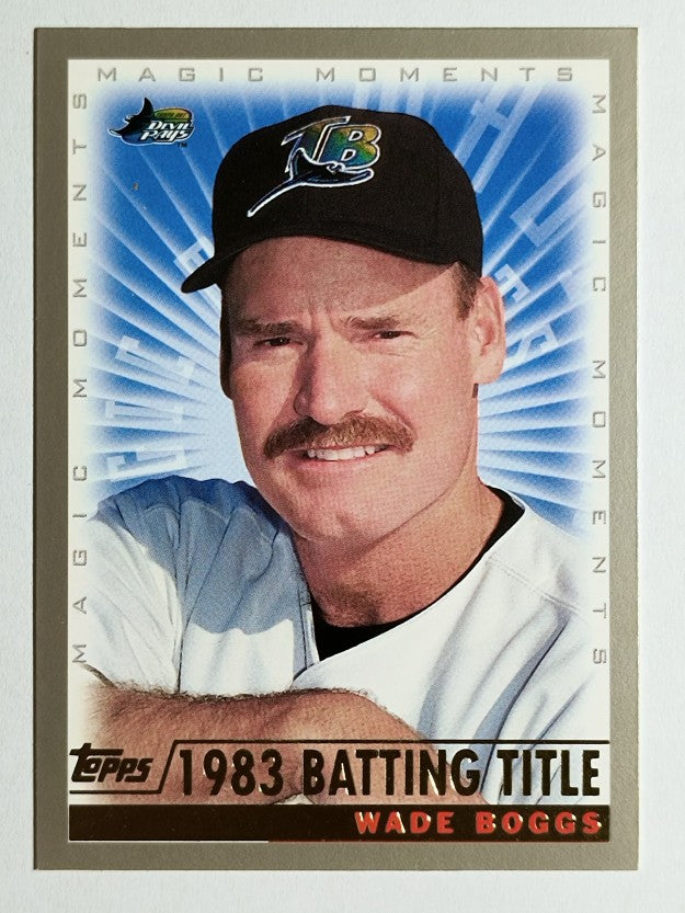 2000 Topps #239A Wade Boggs MM 1983 Batting