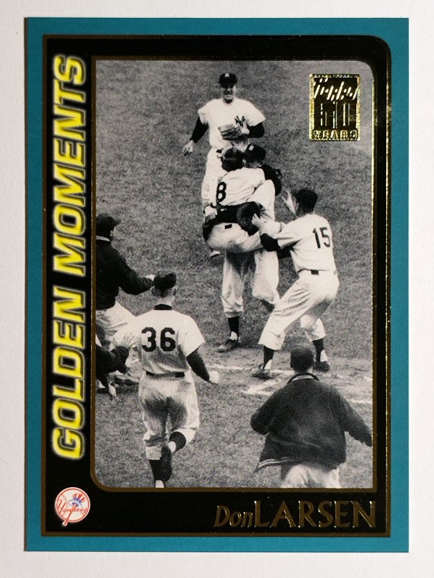2001 Topps #378 Don Larsen GM