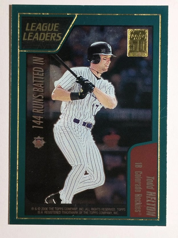 2001 Topps #393 Todd Helton/Edgar Martinez LL