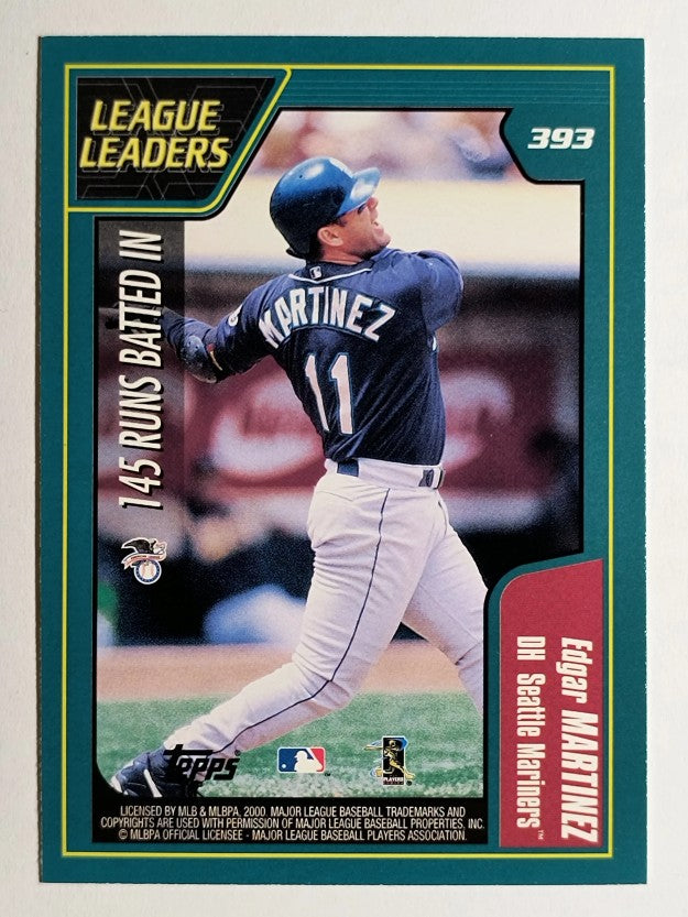 2001 Topps #393 Todd Helton/Edgar Martinez LL
