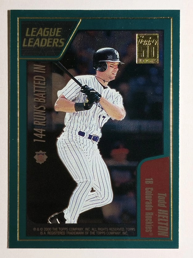 2001 Topps #393 Todd Helton/Edgar Martinez LL