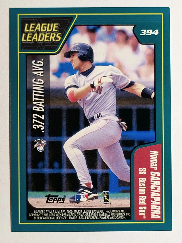 2001 Topps #394 Todd Helton/Nomar Garicaparra LL