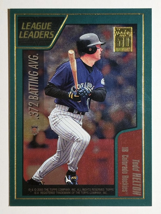 2001 Topps #394 Todd Helton/Nomar Garicaparra LL