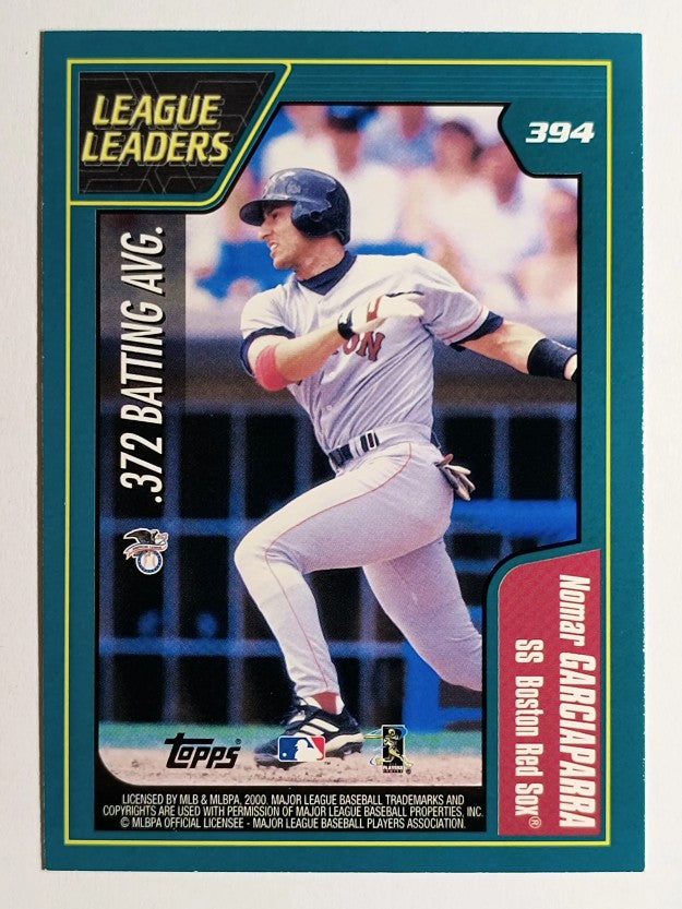 2001 Topps #394 Todd Helton/Nomar Garicaparra LL