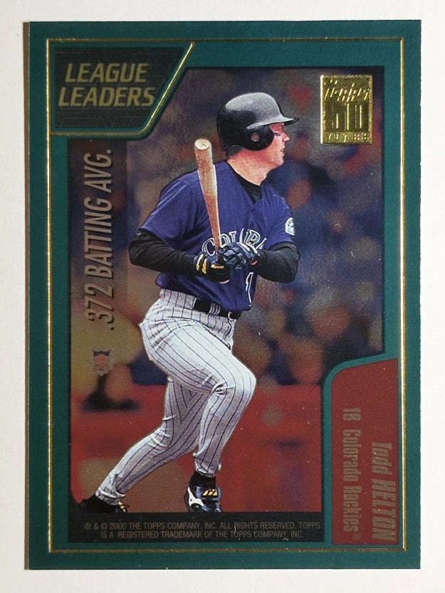 2001 Topps #394 Todd Helton/Nomar Garicaparra LL