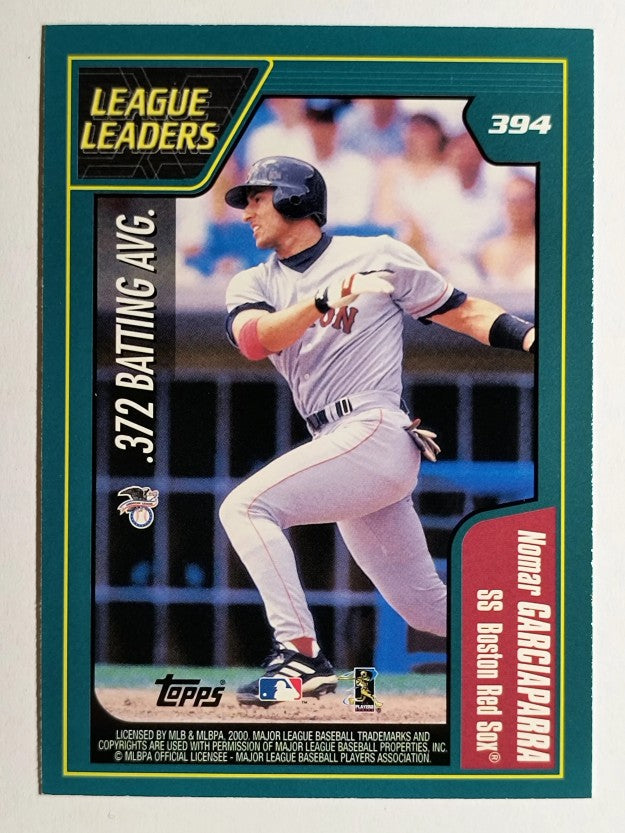 2001 Topps #394 Todd Helton/Nomar Garicaparra LL
