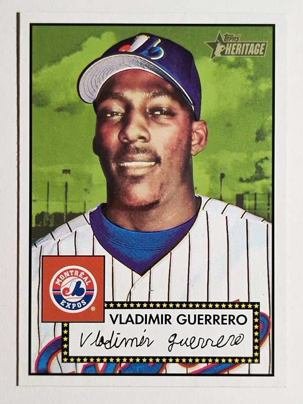 2001 Topps Heritage #300 Vladimir Guerrero