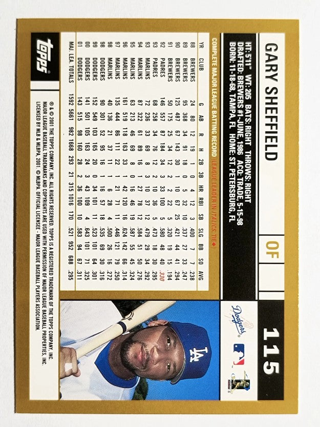 2002 Topps #115 Gary Sheffield