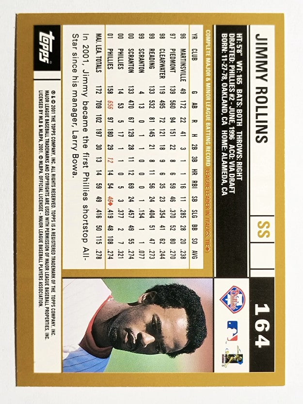 2002 Topps #164 Jimmy Rollins