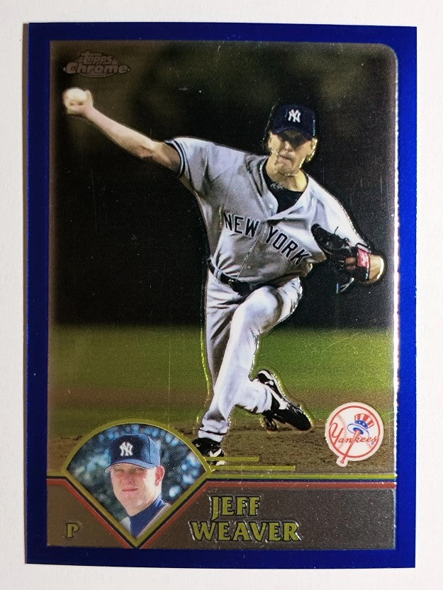 2003 Topps Chrome #348 Jeff Weaver