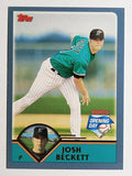 2003 Topps Opening Day #155 Josh Beckett