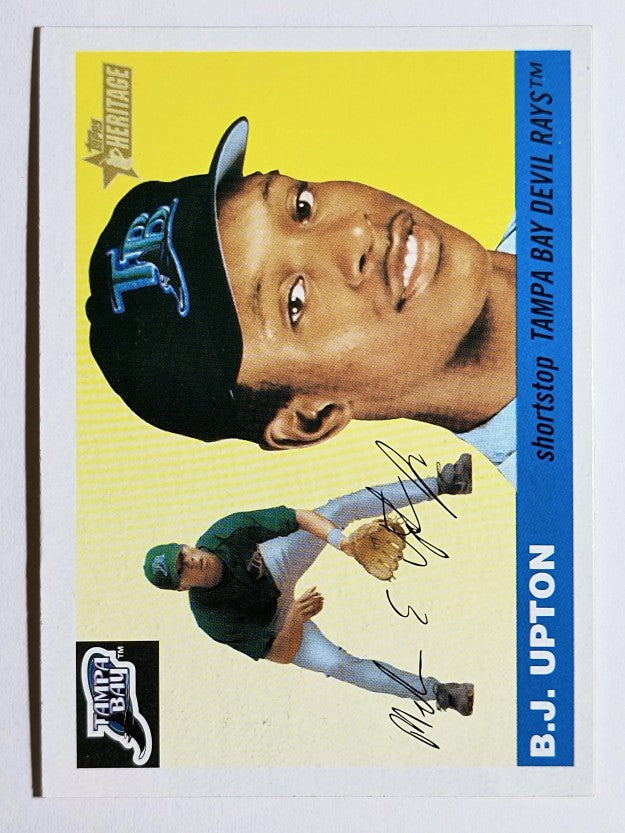 2004 Topps Heritage #13 B.J. Upton