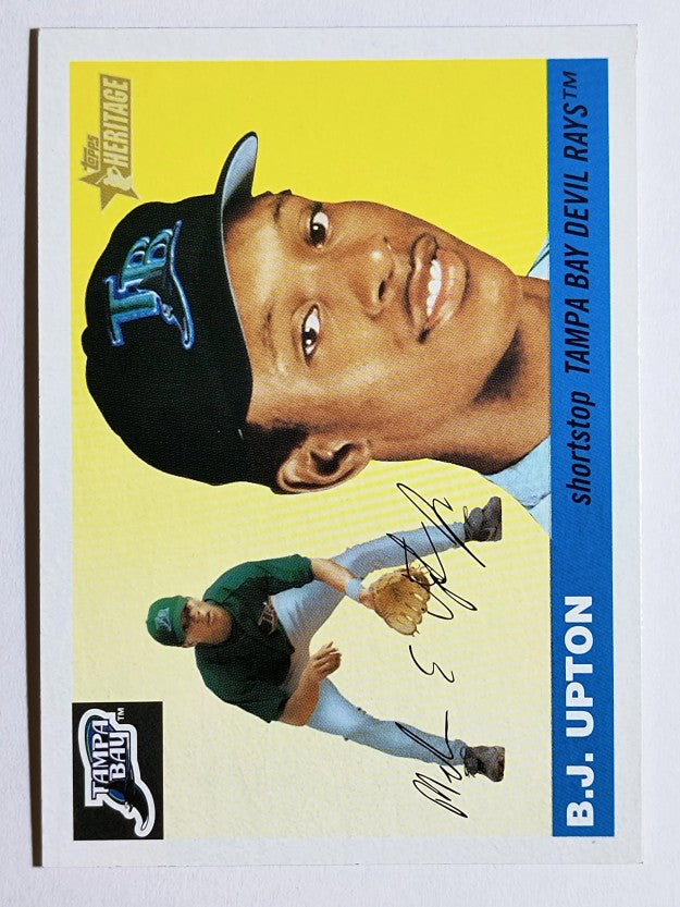 2004 Topps Heritage #13 B.J. Upton