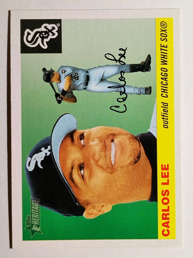 2004 Topps Heritage #25 Carlos Lee