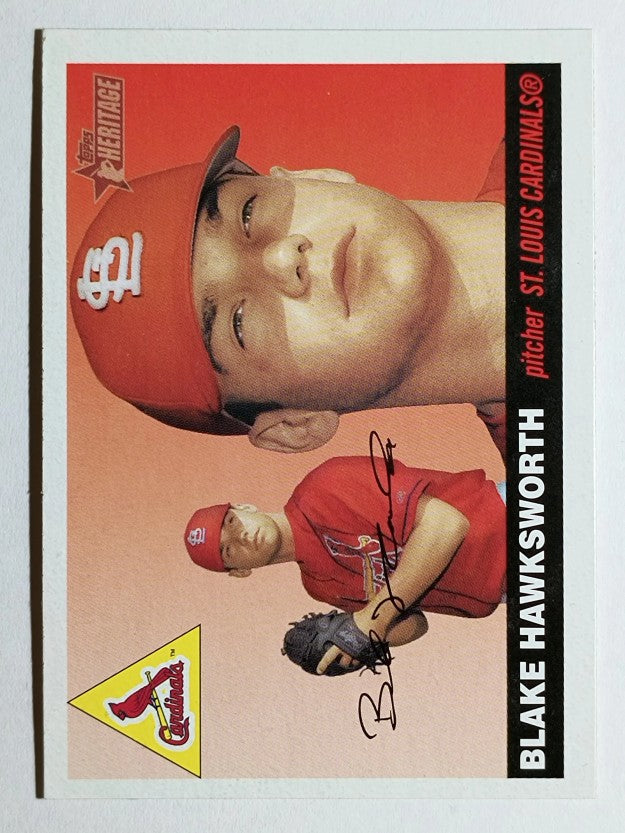 2004 Topps Heritage #37 Blake Hawksworth RC